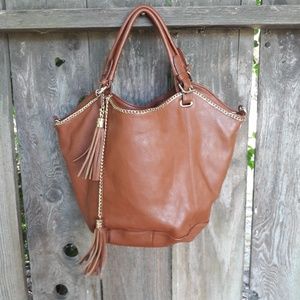 Melie Bianco vegan leather bucket purse